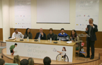Participantes en la mesa de deportistas